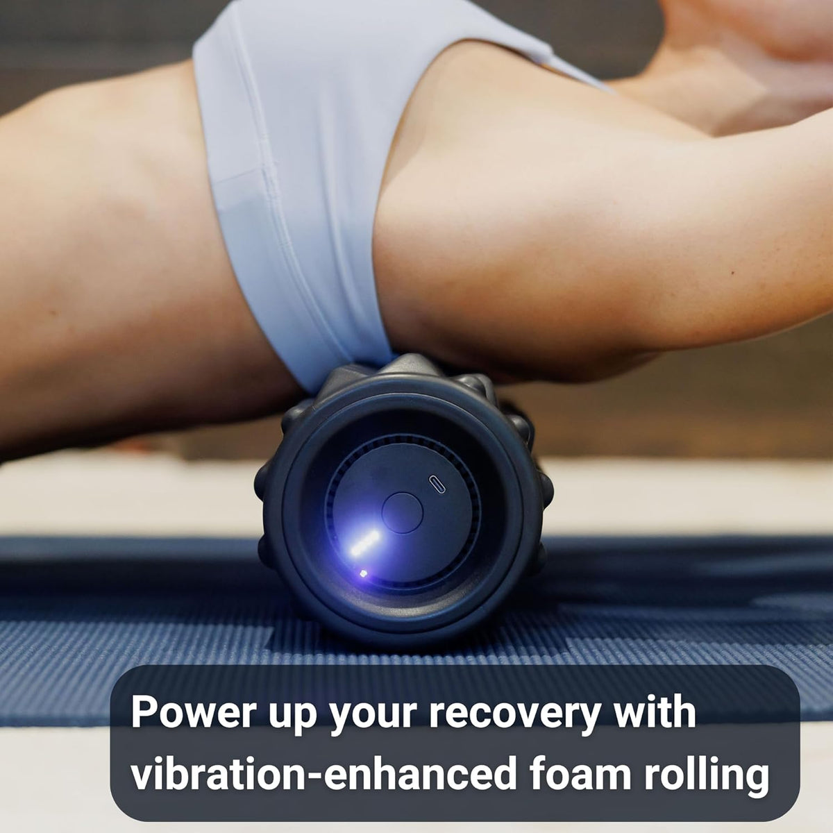 Vibepro Flow Vibrating Foam Roller - 5-Mode Vibrating Massage Roller for Muscles Deep Tissue, Recovery, & Pain Relief