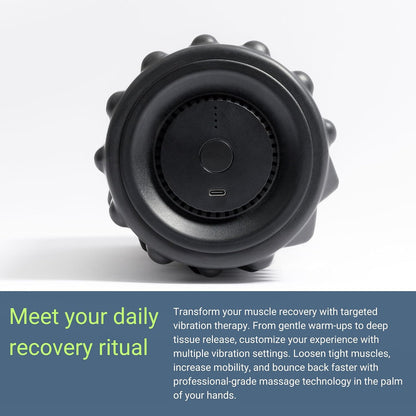 Vibepro Flow Vibrating Foam Roller - 5-Mode Vibrating Massage Roller for Muscles Deep Tissue, Recovery, & Pain Relief