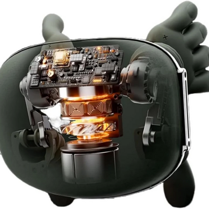 Bionic Wireless Heated Shiatsu Massager - Portable Deep Tissue 4D Kneading for Neck and Back Relief