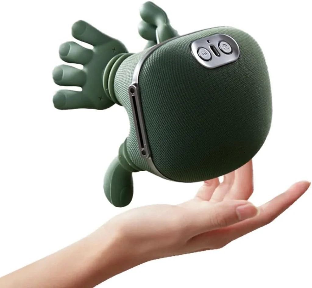Bionic Wireless Heated Shiatsu Massager - Portable Deep Tissue 4D Kneading for Neck and Back Relief