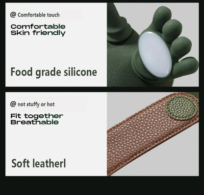 Bionic Wireless Heated Shiatsu Massager - Portable Deep Tissue 4D Kneading for Neck and Back Relief